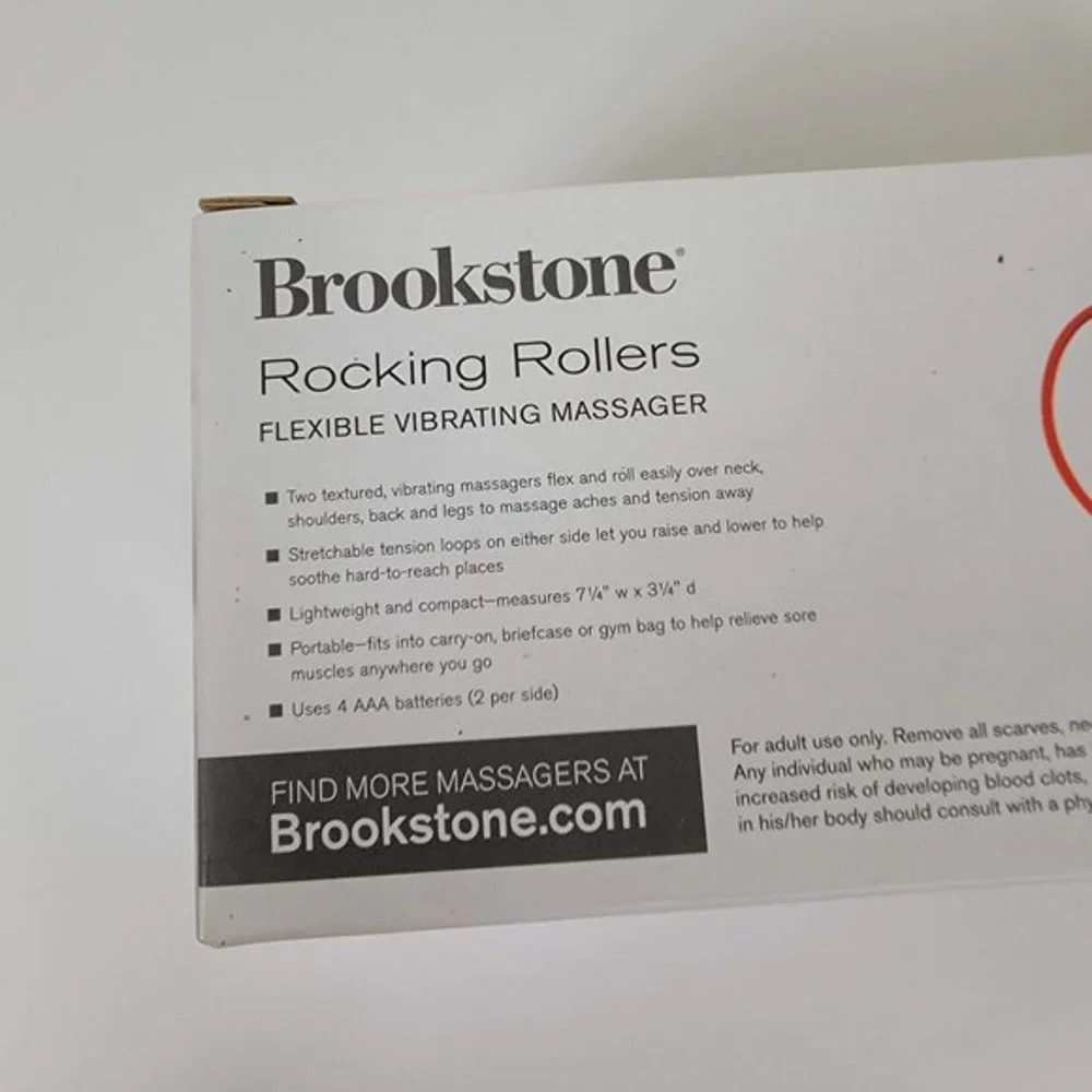 Brookstone Rocking Roller Vibrating Massager - Picture 4 of 6